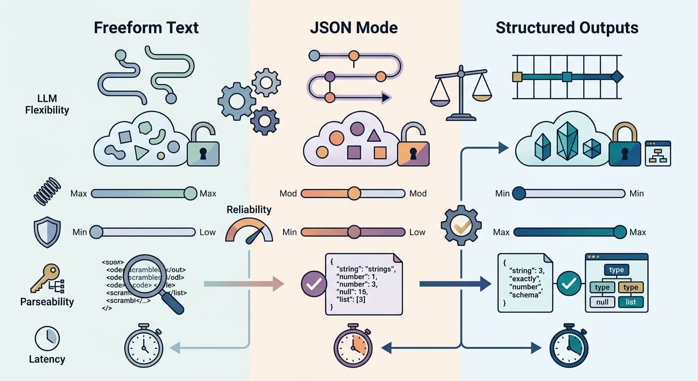 Structured Outputs, JSON Mode, and Tool Use: The New Anatomy of Reliable LLM Apps