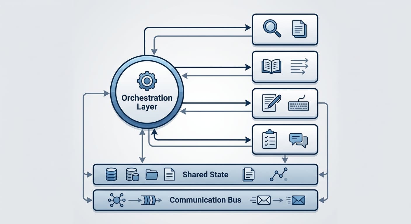 Multi-Agent Orchestration at Scale: Patterns for Coordinating LLM Workforces in Production