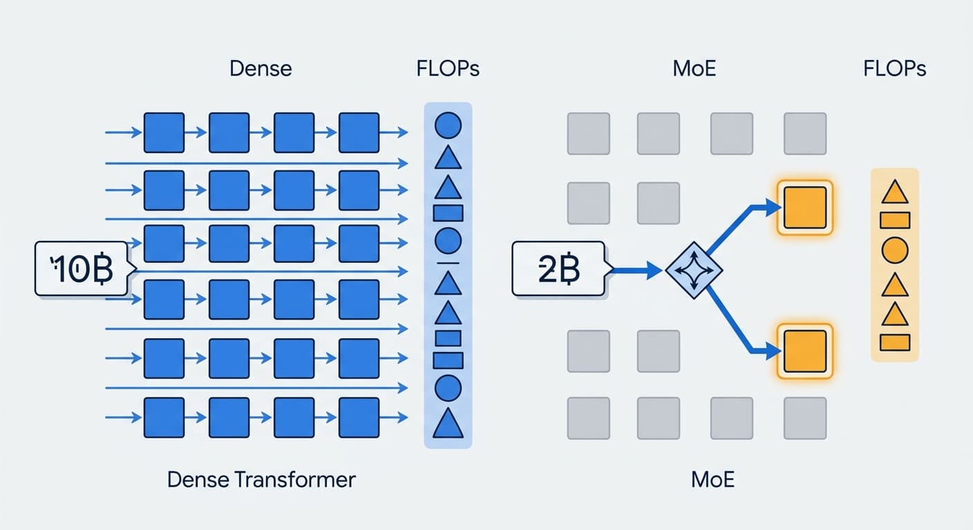 Sparse Mixture of Experts: How MoE Architectures Are Redefining LLM Efficiency
