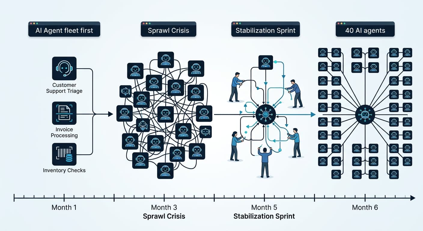 We Shipped 40 AI Agents to Production in 6 Months: A Lead Engineer's Retrospective