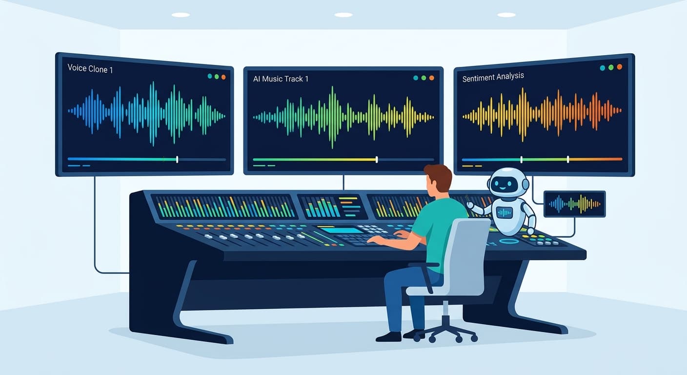 The Generative Audio Land Rush: Voice Cloning, Music Models, and the 2026 Content Shift