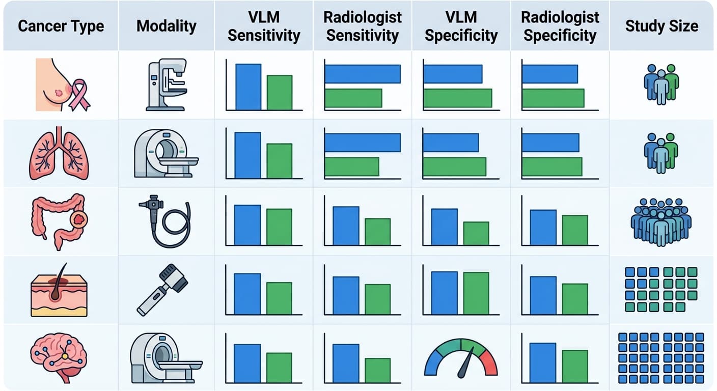 Vision-Language Models in Medical Imaging: How VLM Architectures Are Outperforming Radiologists in Early Cancer Detection