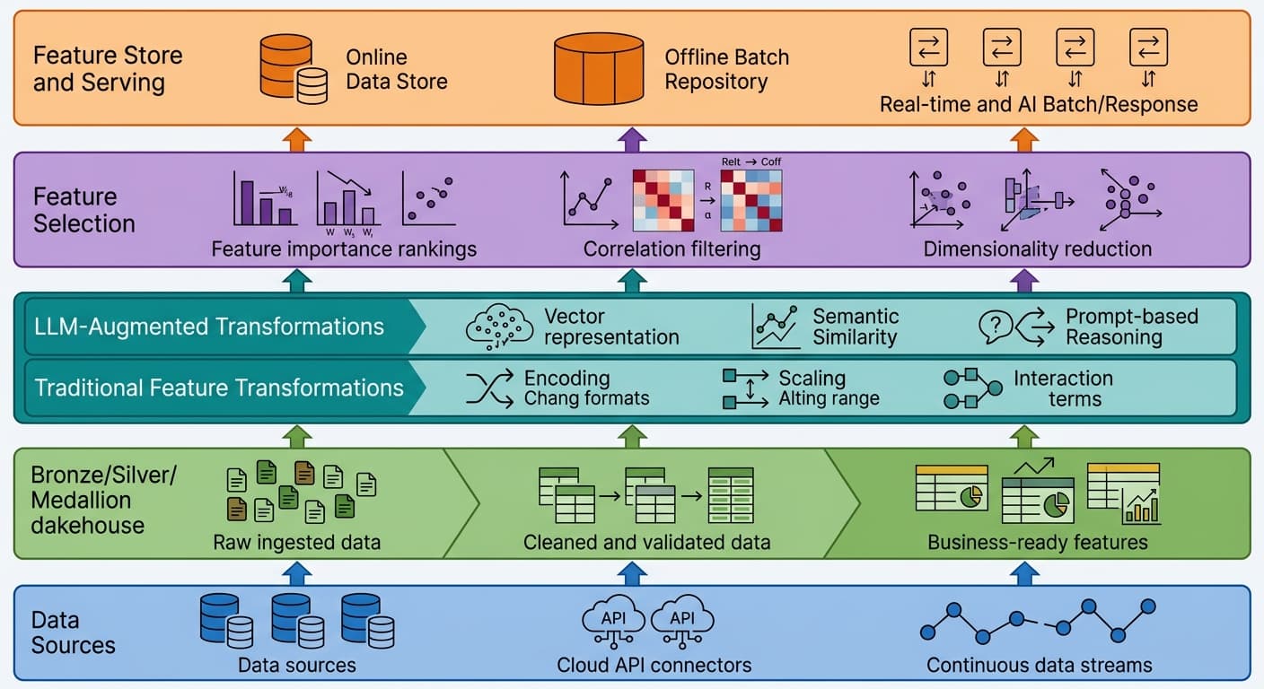 Feature Engineering Best Practices for Structured Data in the Age of Foundation Models