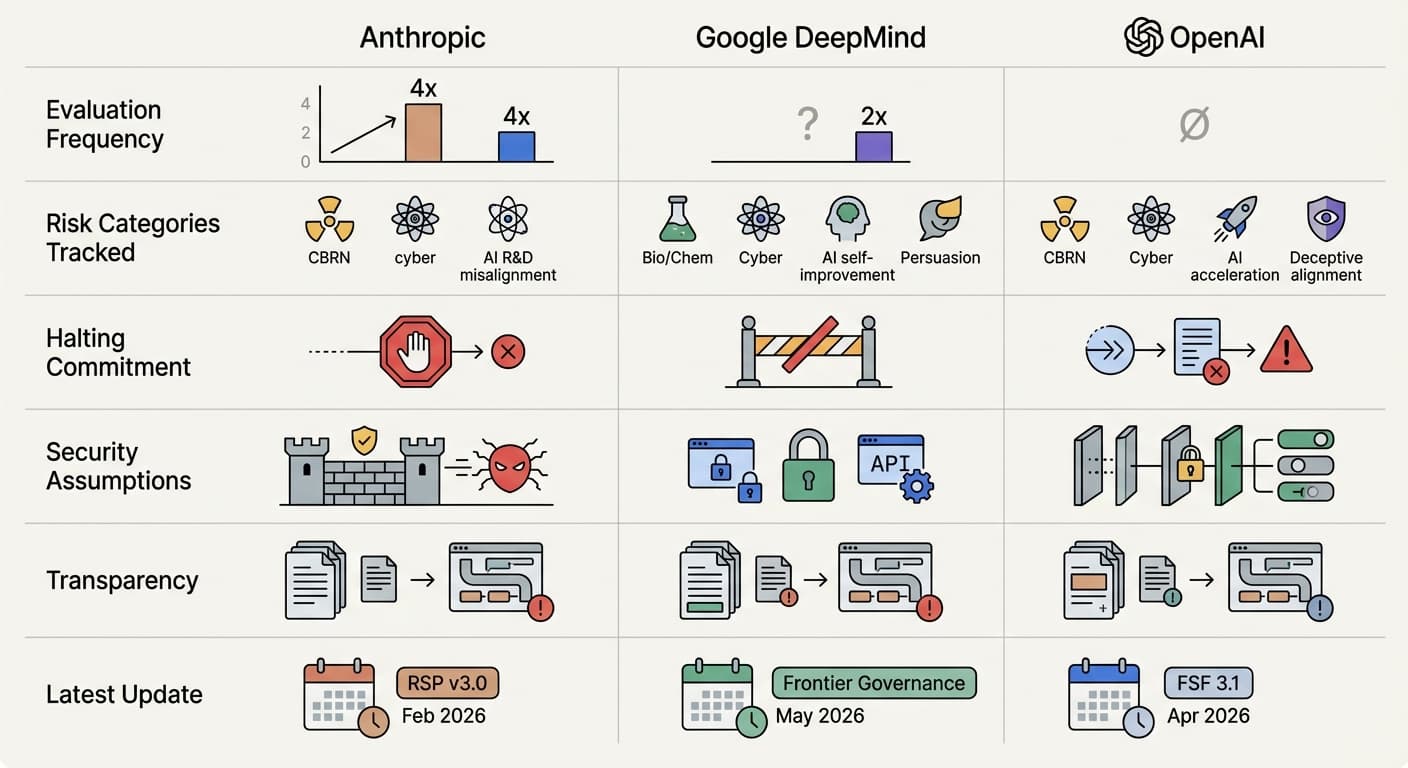 Anthropic, Google DeepMind, and OpenAI's Race to Set AI Safety Standards in 2026